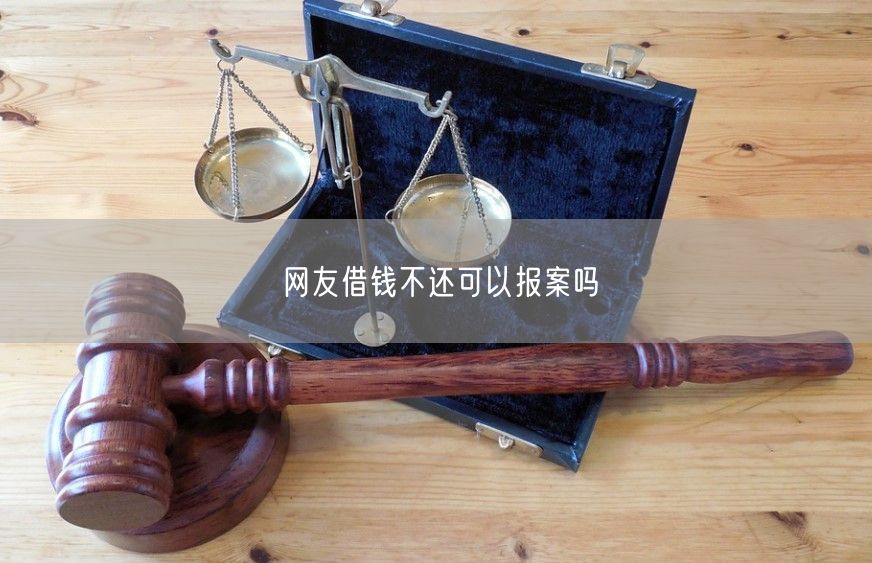 网友借钱不还可以报案吗