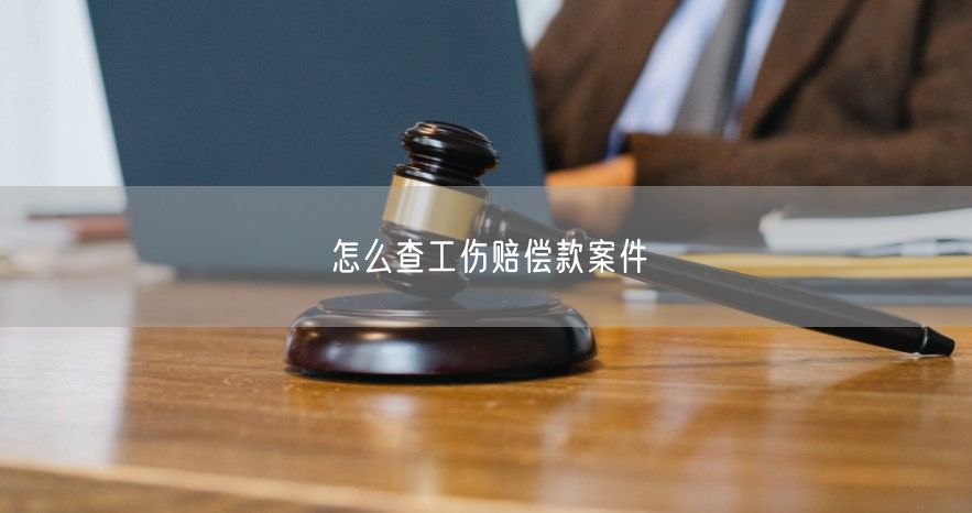 怎么查工伤赔偿款案件