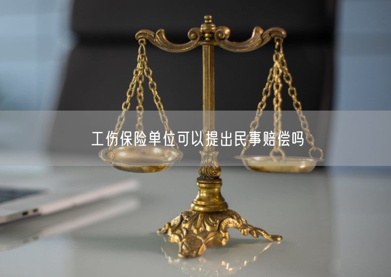 工伤保险单位可以提出民事赔偿吗