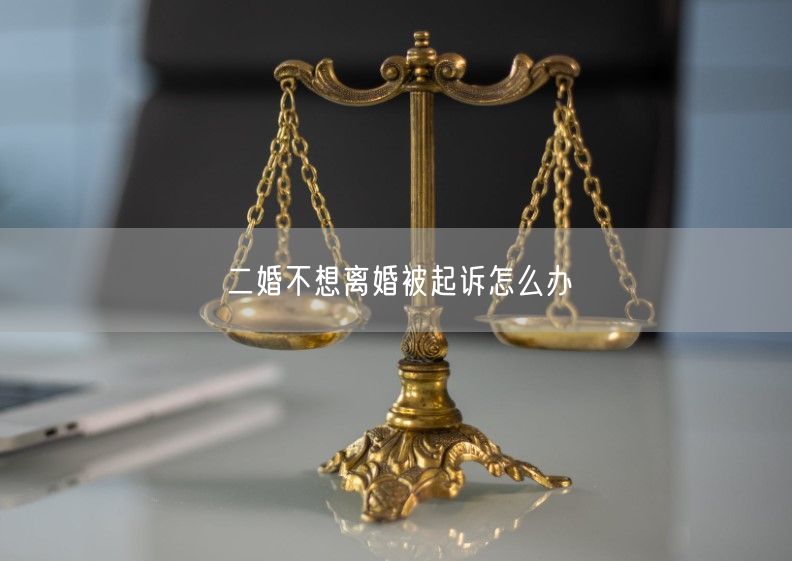 二婚不想离婚被起诉怎么办